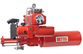 Bettis gas/hydraulic actuators automate pipeline valves